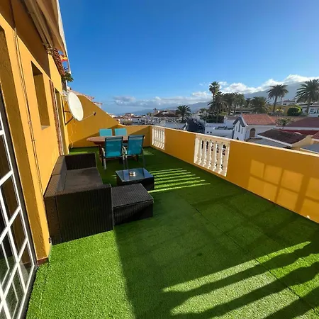 Grosse Terrasse Mit Esstisch, Markise. Einfach Apartmán Los Realejos